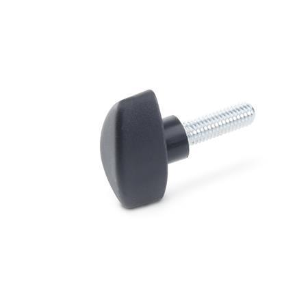Otto Ganter Wing Nut with Protruding Hub, GN 531.1